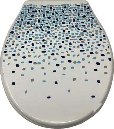 Copriwater-In-Plastica-Resistente-Tavoletta-Wc-44x36.5-Cm-Fantasia-Mosaico