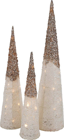 Corni regalo con led e punte glitterate per decorazioni natalizie set da 3 Casa e cucina/Decorazioni per interni/Addobbi e decorazioni per ricorrenze/Decorazioni natalizie/Luci natalizie/Catene luminose per esterni MagiediNatale.it - Altamura, Commerciovirtuoso.it