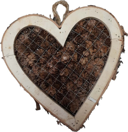 Cornice-cuore-in-legno-con-pigne-H20-cm-Ciao-Srl