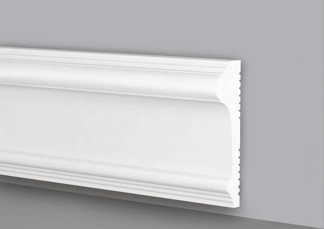 Cornice decorativa per pareti in duropolimero 2000x80x21mm Fai da te/Prodotti per la costruzione/Materiali da costruzione/Pavimenti/Materiali per pavimenti/Battiscopa Led Mall Home - Napoli, Commerciovirtuoso.it
