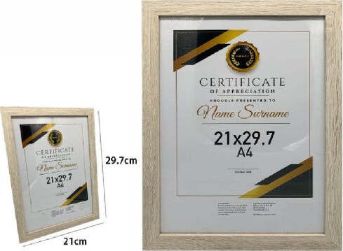 Cornice-Per-Foto-Quadri-Tele-Portafoto-A4-21x29.7-Cm-Modello-Legno-Chiaro-70779