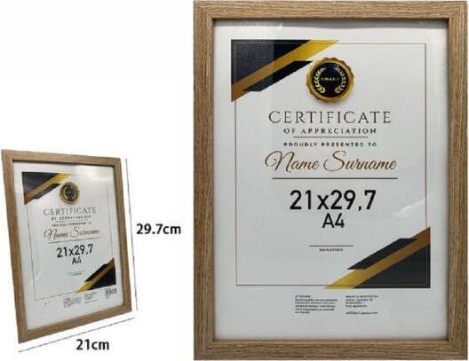 Cornice-Per-Fotografie-Quadri-Tele-Portafoto-A4-21-X-29.7-Cm-Modello-Legno-70778