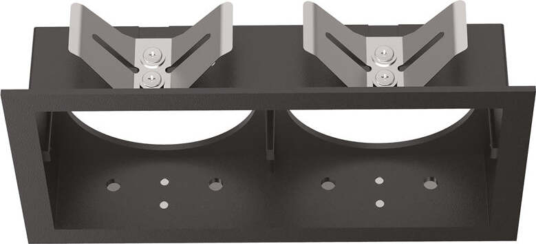 Cornice-Rettangolare-Doppia-A-Incasso-Contemporanea-Bento-Metallo-Nero