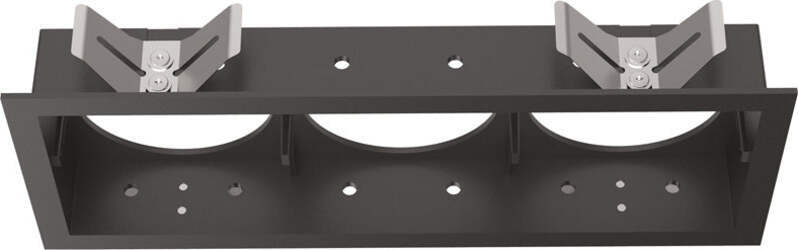 Cornice-Rettangolare-Tripla-A-Incasso-Contemporanea-Bento-Metallo-Nero