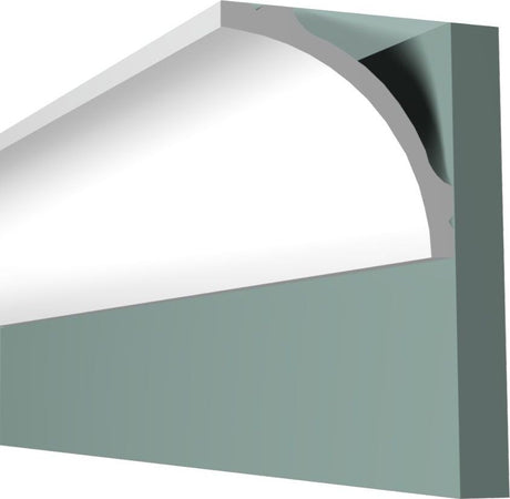 Cornice Soffitto per interni in duropolimero 2000x100x100mm Fai da te/Prodotti per la costruzione/Materiali da costruzione/Infissi/Modanature Led Mall Home - Napoli, Commerciovirtuoso.it