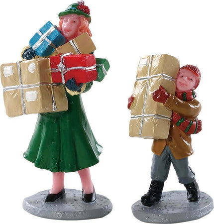 Corsa al Natale, personaggio per villaggio di Natale in Poliresina Casa e cucina/Decorazioni per interni/Addobbi e decorazioni per ricorrenze/Decorazioni natalizie/Oggettistica MagiediNatale.it - Altamura, Commerciovirtuoso.it