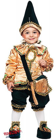 Costume carnevale burattino 0-3 anni - veneziano 50738