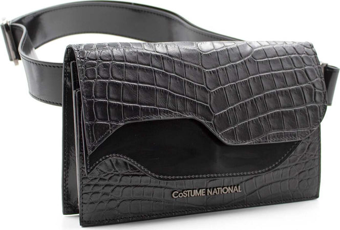 Costume National Cn1015_h002 Borsa Donna A Tracolla Nera Rinforzata Con Cinghia Regolabile E Chiusura A Patta Magnetica 22x14x5cm Moda/Donna/Borse/Borse a tracolla Starbag - Gaeta, Commerciovirtuoso.it