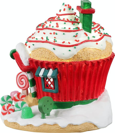 Cottage alla menta piperita, edificio luminoso per villaggio di Natale in Resina Casa e cucina/Decorazioni per interni/Addobbi e decorazioni per ricorrenze/Decorazioni natalizie/Oggettistica MagiediNatale.it - Altamura, Commerciovirtuoso.it