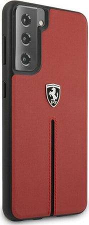 cover-ferrari-vera-pelle-rossa-samsung-s21