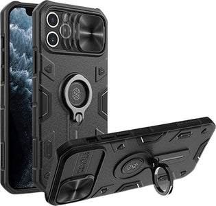 Cover Iphone 12/12 Pro con Copertura per Fotocamera Scorrevole e Anello Nera Elettronica/Cellulari e accessori/Accessori/Custodie e cover/Custodie basic Liquidator Italia - Nicosia, Commerciovirtuoso.it