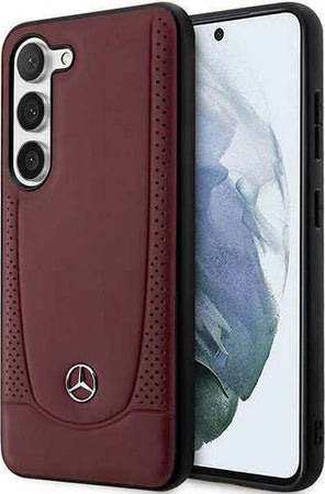 cover-mercedes-s23+-vera-pelle-rossa