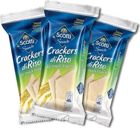 30 pezzi Cracker di riso mono porzione 25 gr snack senza glutine Riso Scotti Snack confezione 30 pz patatine e snack salati Non solo caffè online - Albano Laziale, Commerciovirtuoso.it