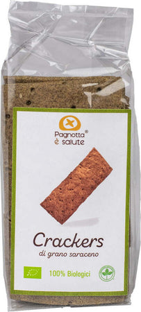 Crackers Integrali BIO Senza lievito Crackers Di Grano Saraceno Biologici Crackers Proteici 100% Senza Lievito Artigianali Made in Italy Alimentari e cura della casa/Snack dolci e salati/Cracker/All'acqua Pagnotta è Salute - Milazzo, Commerciovirtuoso.it