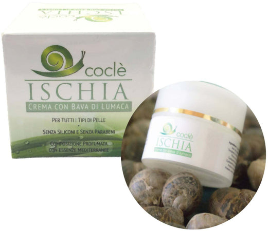 Crema con Bava di Lumaca Helix Aspersa - 50ml Ideale Per Smagliature Macchie Cutanee Acne Arrossamento Irritazioni Prodotta in Italia Coclè