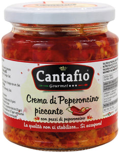 Crema di peperoncino piccante Calabrese Artigianale patè di peperoncini Artigianale Calabria CANTAFIO GOURMET® 280gr