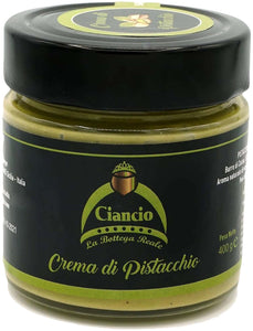 Crema Di Pistacchio Dolce Spalmabile Crema Artigianale Alle Nocciole Con Cioccolato Bianco 400gr La Bottega Reale