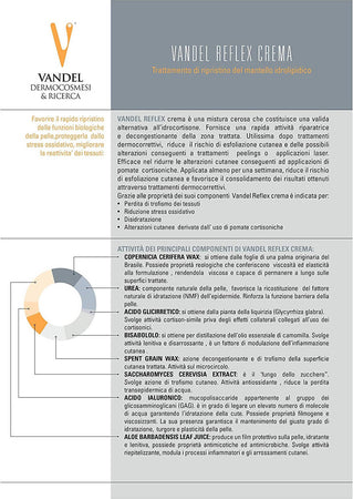 Vandel Reflex Crema Professionale al Cortisone trattamento antietà al cortisone vegetale 50ml Crema viso Vandel Dermocosmesi e Ricerca - Bologna, Commerciovirtuoso.it