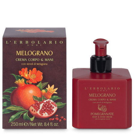 crema corpo & mani 250ml melograno l'Erbolario