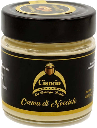Crema spalmabile di nocciole dolce crema artigianale alle nocciole con cioccolato bianco 200gr La Bottega Reale