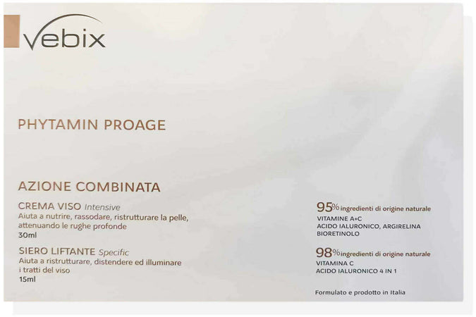 Crema Viso Proage Intensive 30ml + Siero Liftante Proage Specific 15 Ml Confezione Bipacco Phytamin Proage Azione Combinata Vebi Istituto Biochimico Srl