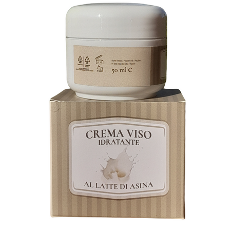 Crema viso idratante al Latte di Asina 50 ml - Bioloerbe
