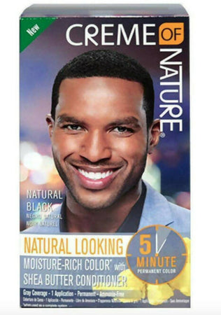Creme Of Nature Liquid Hair Color Men #1 Nature Black Tinta per Per Capelli Permanente