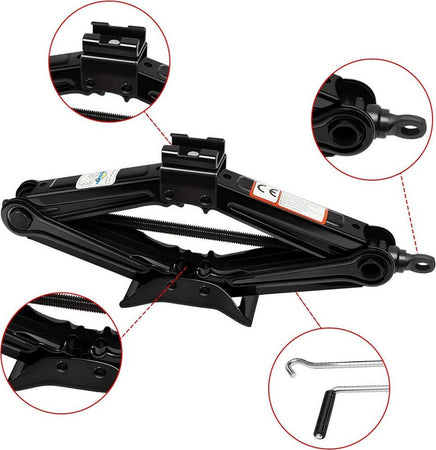 Cric A Pantografo Forbice Idraulico Sollevatore Auto Familiare Pickup 2000kg Nero Fai da te/Prodotti per la costruzione/Prodotti per il trasporto materiali/Sollevamento e trazione/Cric e accessori/Cric idraulici Trade Shop italia - Napoli, Commerciovirtuoso.it