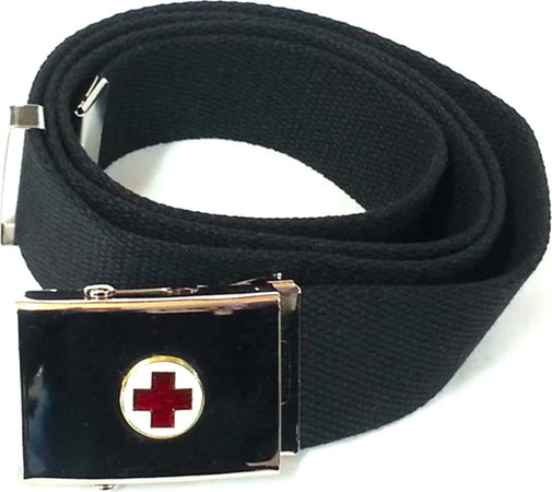 Croce Rossa Italiana Cintura Metallica Tondino Cri Cinta in Canapa 4 Cm Moda/Abbigliamento specifico/Abbigliamento da lavoro e divise/Uniformi e camici sanitari/Accessori Il Distintivo - Pesaro, Commerciovirtuoso.it