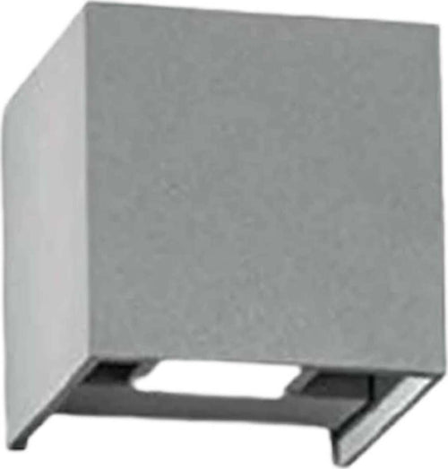 Cubo Led Da Esterno Silver Fun Europe Lampada Da Parete per Illuminazione Esterni in Alluminio 10x10x10 Cm Illuminazione/Illuminazione per esterni/Lampade da parete Liquidator Italia - Nicosia, Commerciovirtuoso.it