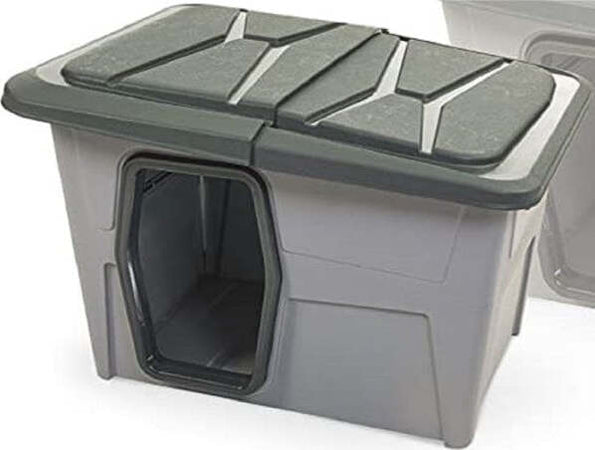 Cuccia-Per-Cani-Baraka-Muedium-93-X-73-X-60-Cm-Griglia-Laterale-Per-Circolo-Aria