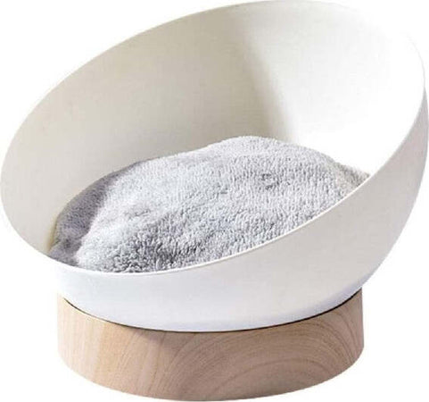Cuccia-Per-Gatti-Cani-Casa-A-Guscio-Uovo-Universale-Con-Cuscino-Multifunzionale