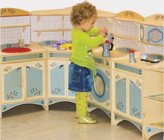 Cucina Gioco Componibile - Set Completo 9 Pz per Bambini Dida