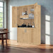 Cucina monoblocco Fold Evolution struttura e ante a libro rovere