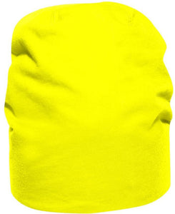 Cuffia Saco Giallo Fluo Alta Visibilità Cappellino Elasticizzato in Cotone