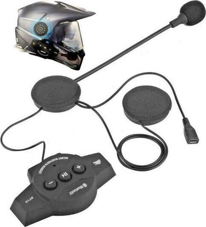 Cuffie-Auricolari-Bluetooth-Per-Interno-Casco-Da-Motocicletta-Moto-Con-Microfono