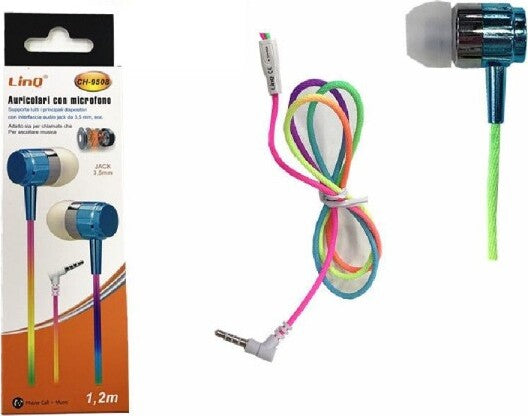 Cuffie-Auricolari-Smartphone-Colorati-Con-Microfono-Jack-3,5-Mm-1.2-Mt-Ch-9508
