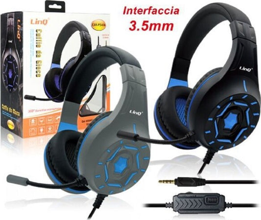 Cuffie-Headset-Con-Microfono-Gaming-Da-Gioco-Jack-3,5mm-Per-Pc-Laptop-Ear-ps406