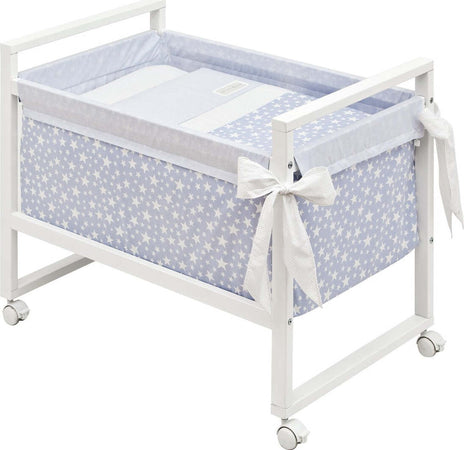 Culla Next Star Azzurro 55X88X72 Cm Casa e cucina/Arredamento/Cameretta bambini/Lettini per neonati e bambini/Culle/Lettini da affiancare La Casa Del Bebè - Napoli, Commerciovirtuoso.it