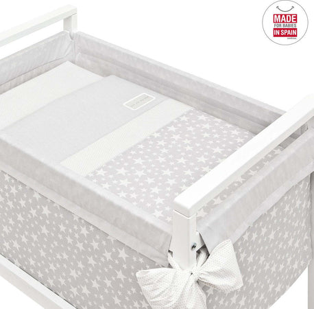 Culla Next Star Grigio 55X88X72 Cm Casa e cucina/Arredamento/Cameretta bambini/Lettini per neonati e bambini/Culle/Lettini da affiancare La Casa Del Bebè - Napoli, Commerciovirtuoso.it