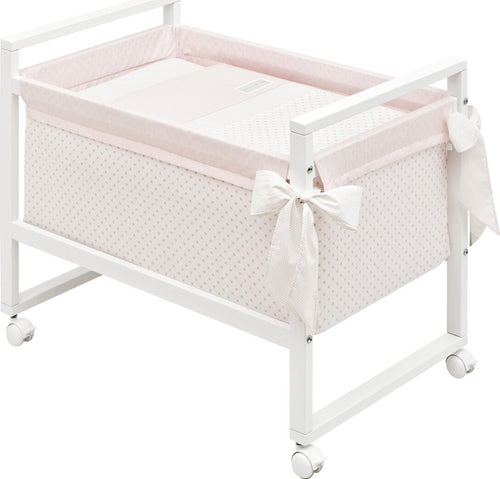 Culla Next Star Rosa 55X88X72 Cm Casa e cucina/Arredamento/Cameretta bambini/Lettini per neonati e bambini/Culle/Lettini da affiancare La Casa Del Bebè - Napoli, Commerciovirtuoso.it