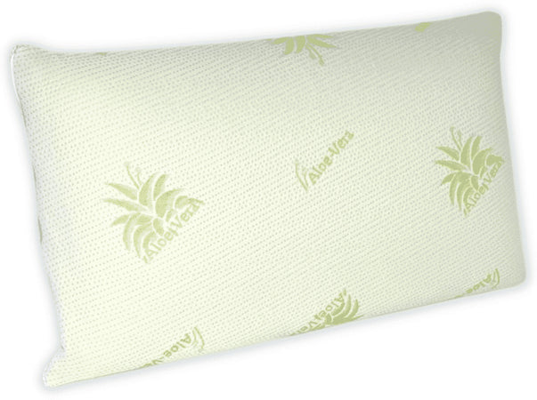 Cuscino Guanciale Memory Form in Aloe Vera Anallergico Altezza 15 Cm