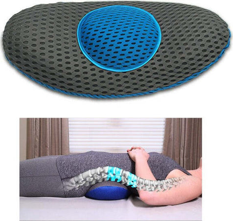 Cuscino-Per-Schiena-Supporto-Lombare-Memory-Foam-Ortopedico-Ginocchia-Lavabile