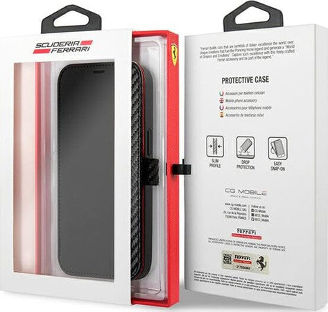 custodia-a-libro-ferrari-iphone-13-pro-nera