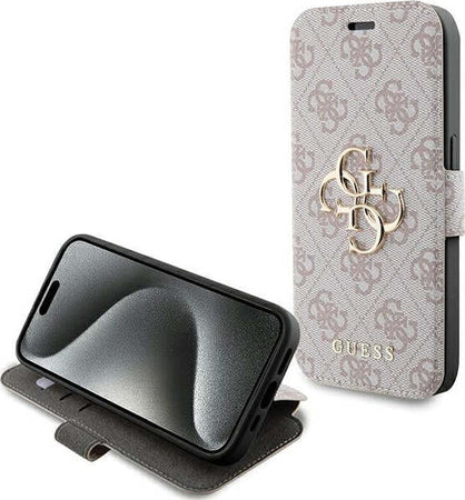 custodia-a-libro-guess-iphone-15-pro-pink