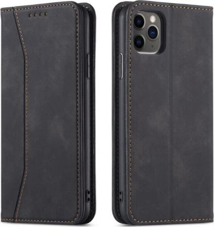 custodia-a-libro-iphone-11-con-porta-carte-di-credito-chiusura-magnetica-nera