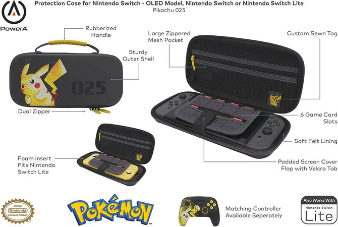 Custodia Da Trasporto Pokémon Per Nintendo Switch O Nintendo Switch Lite - Pikachu