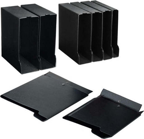 Custodia per raccoglitori 50 - 29 5x31 5 cm - dorso 8 cm - nero - Sei rota Cancelleria e prodotti per ufficio/Archivio ufficio e accessori per scrivania/Accessori da scrivania e archiviazione/Porta raccoglitori Eurocartuccia - Pavullo, Commerciovirtuoso.it