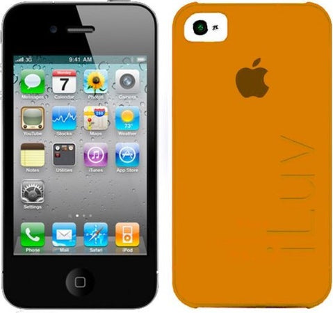 Custodia-Ultra-Fine-in-Plastica-per-iPhone-4/4S-Arancione-iLuv-ICC733ORG-SILK