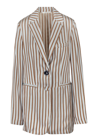 MALIPARMI Maliparmi - Giacca - 450743 - Azzurro/Marrone da donna